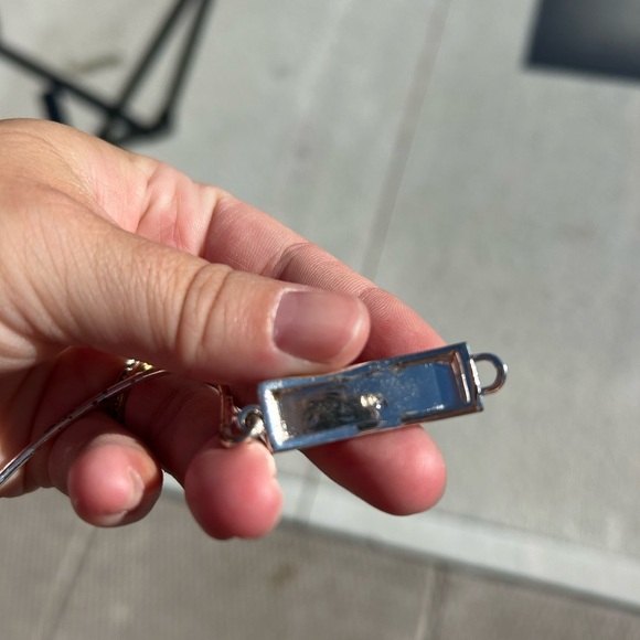 5/$25 aquamarine Elegant Silver and Blue Bracelet 6 inch 💙 - Picture 6 of 6